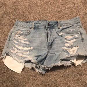 American eagle high rise shorts